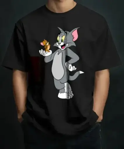 Tom and Jerry Printed T shirt for boys/girls Top Quality